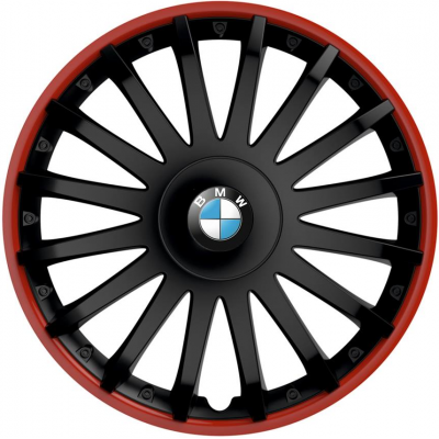 KRYTY KOLIES PRE BMW 15" CRYSTAL black 4ks